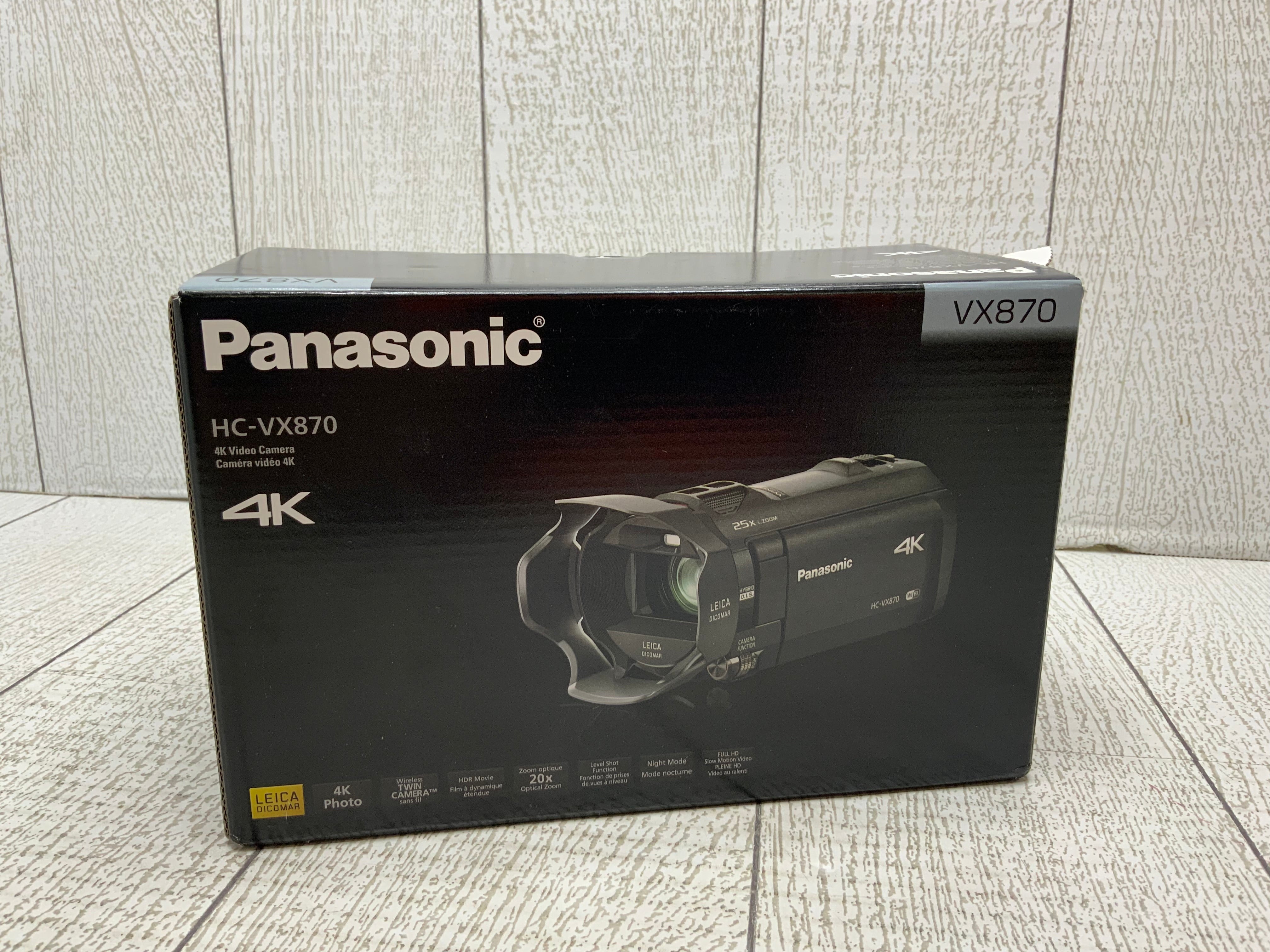 Panasonic HC-VX870K 4K Ultra HD Camcorder (BLACK) (8061456220398)